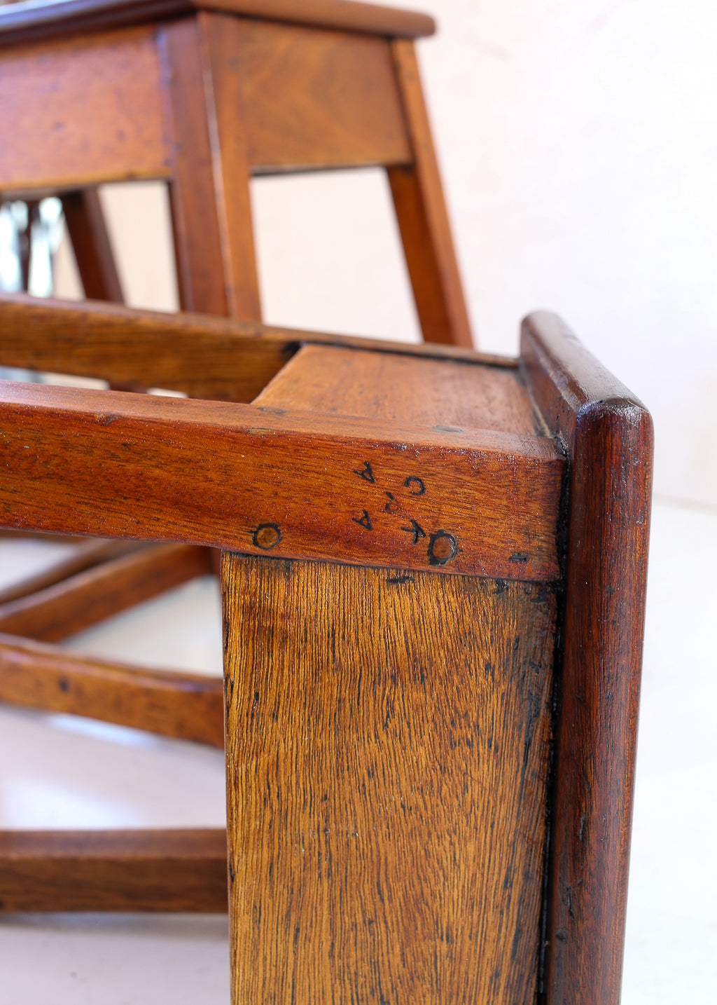 Antique Library Stools