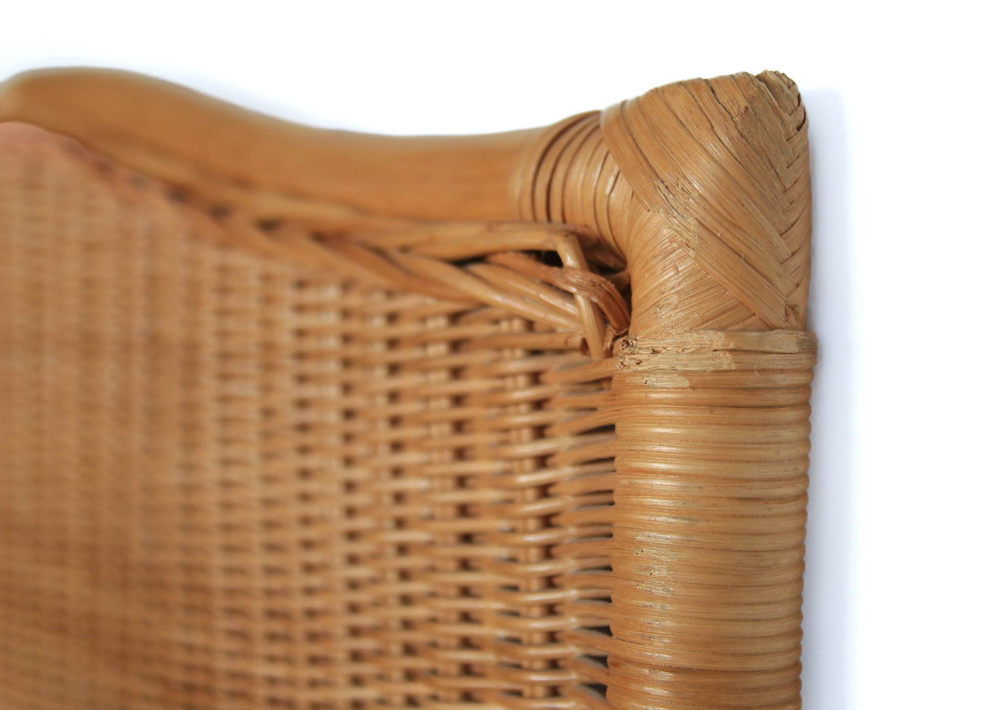Single Bed Cane Headboard