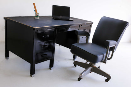 1950's Industrial Steel Office Chair