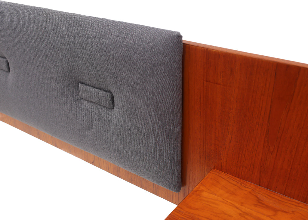 Double Bed Frystark Headboard with Pedestals