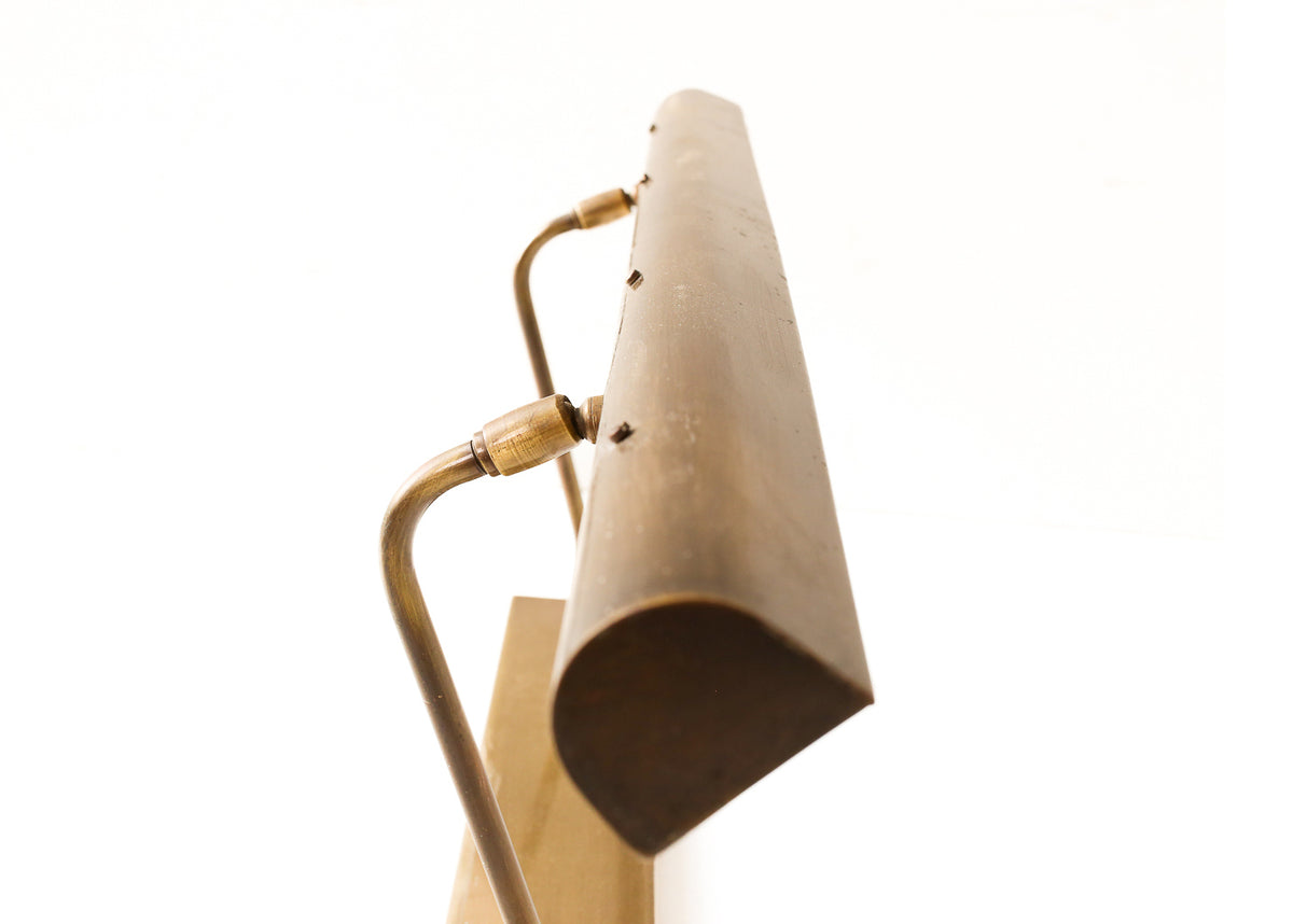 Brass Wall Mount Picture Light