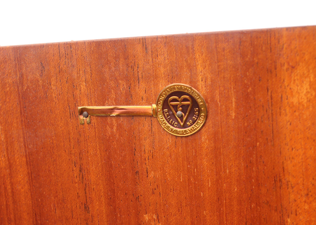 "Golden Key" Mid-century Highboard, UK c.1950s