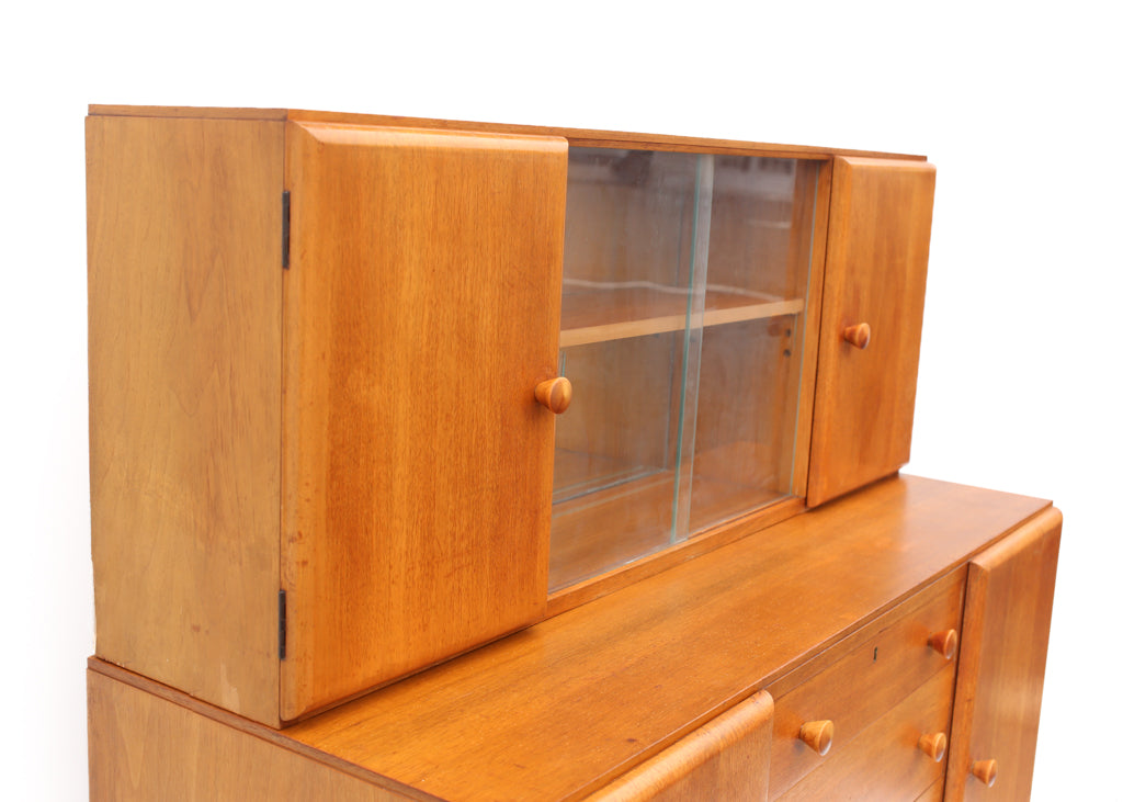 "Golden Key" Mid-century Highboard, UK c.1950s