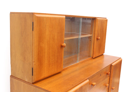 "Golden Key" Mid-century Highboard, UK c.1950s