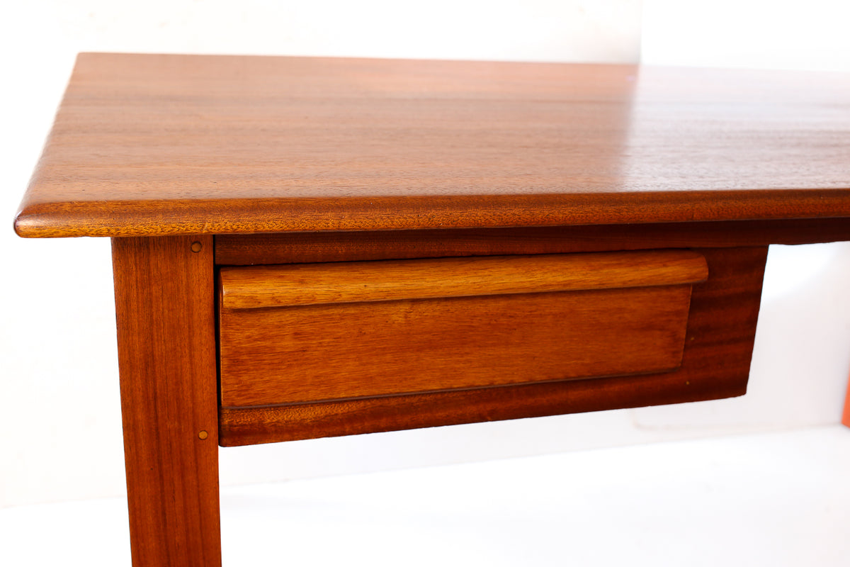 Solid Wood Desk with Two Drawers