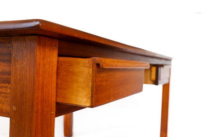 Solid Wood Desk with Two Drawers