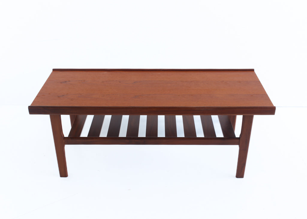 Scandinavian Modern Two Tier Coffee Table