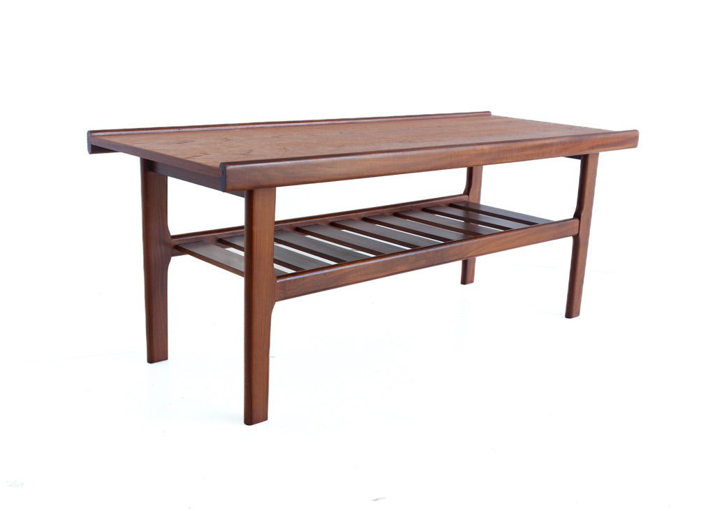 Scandinavian Modern Two Tier Coffee Table