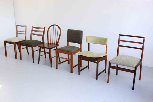 Collection of Mid-Century Dining Chairs