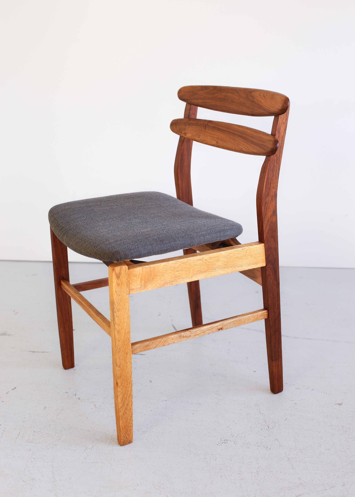 Four Mid-Century Modern Kiaat Chairs