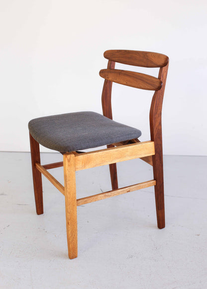 Four Mid-Century Modern Kiaat Chairs