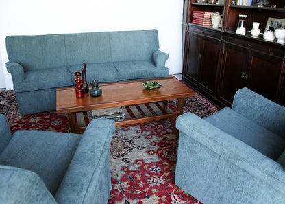 Mid-century Curved Sofa