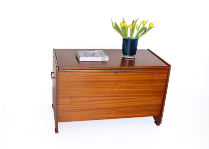 Glass Top Desk with 17 Drawers