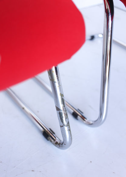 Set of Six Bauhaus Style Cantilever Chairs