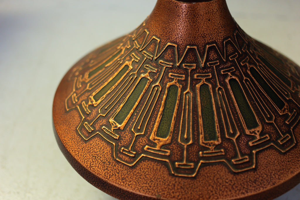 1960's Brutalist Ceramic Lamp