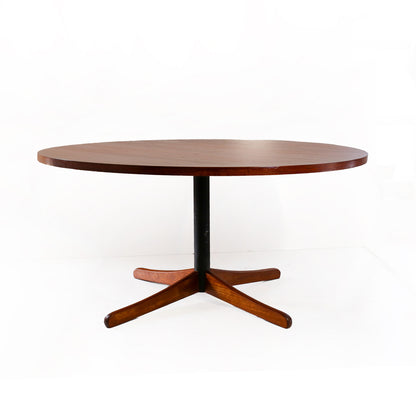 Round Mid-century Dining Table