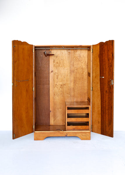 Two Door Art Deco Wardrobe