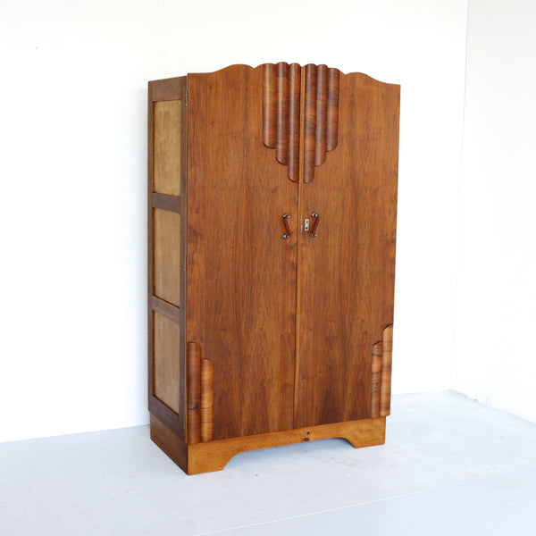 Two Door Art Deco Wardrobe