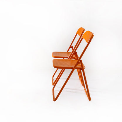 A Pair of Vintage Metal Folding Chairs