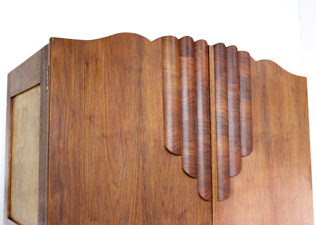 Two Door Art Deco Wardrobe