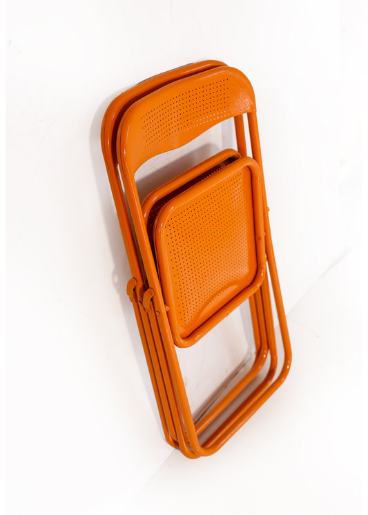 A Pair of Vintage Metal Folding Chairs