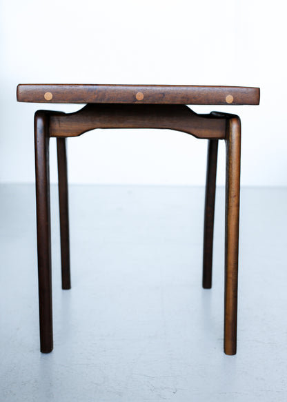 Imbuia Side Table with a Floating Top