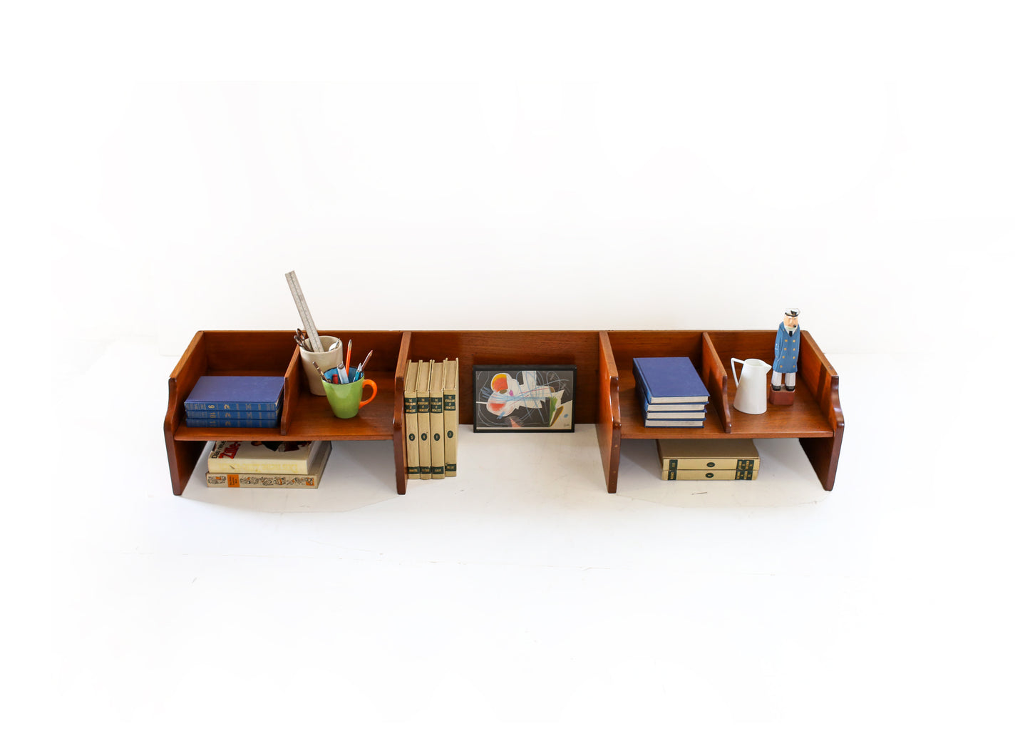 Vintage Desk Filing Shelf
