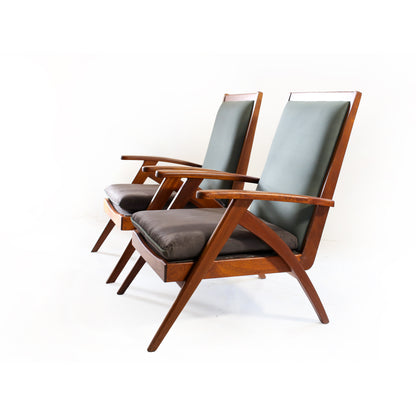 A Pair of Vintage Scandi Armchairs