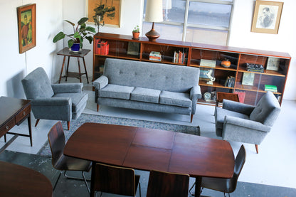 Vintage Modern Sapele Dining Table