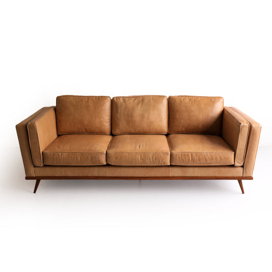 The Huisraad Modern Luísa Leather Sofa