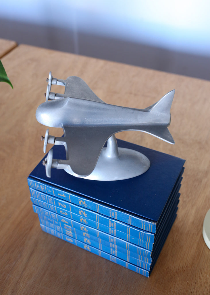 Art Deco Style Four Prop Plane Model