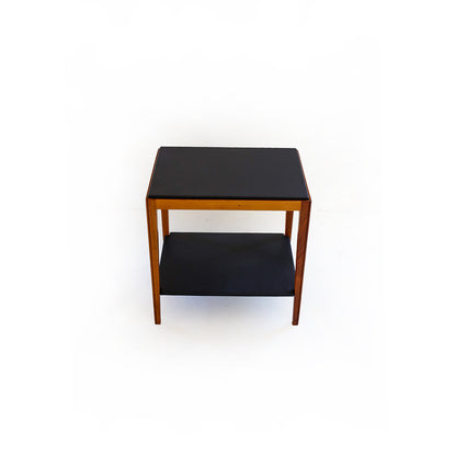 Leather Top Occasional Table