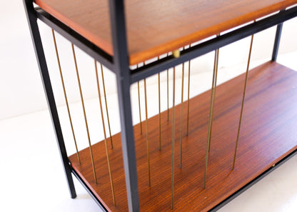 Mid-century Modern Record and Hi-Fi Shelf