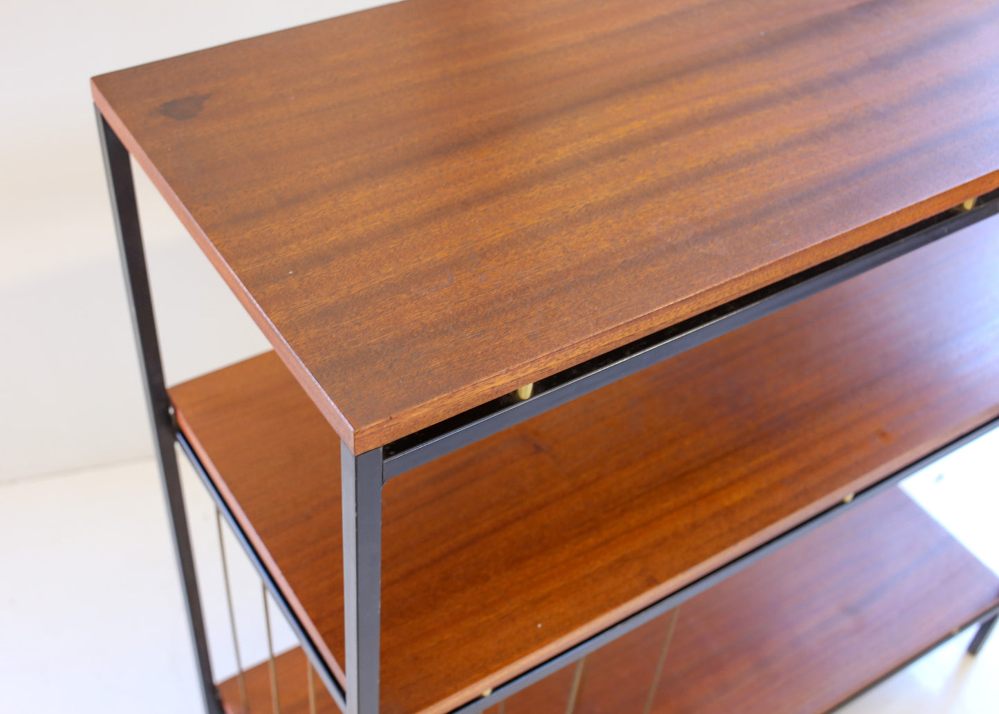 Mid-century Modern Record and Hi-Fi Shelf