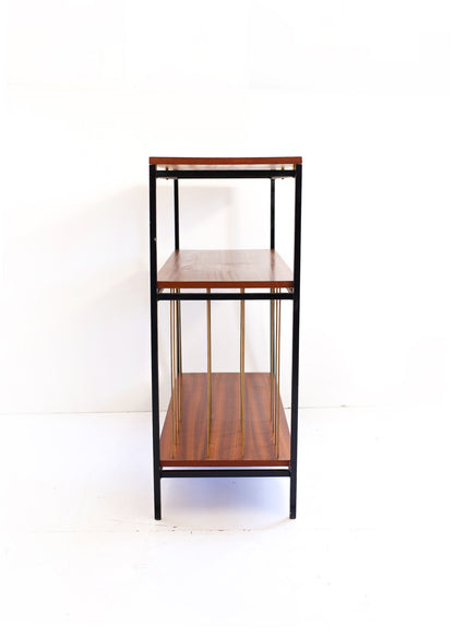 Mid-century Modern Record and Hi-Fi Shelf