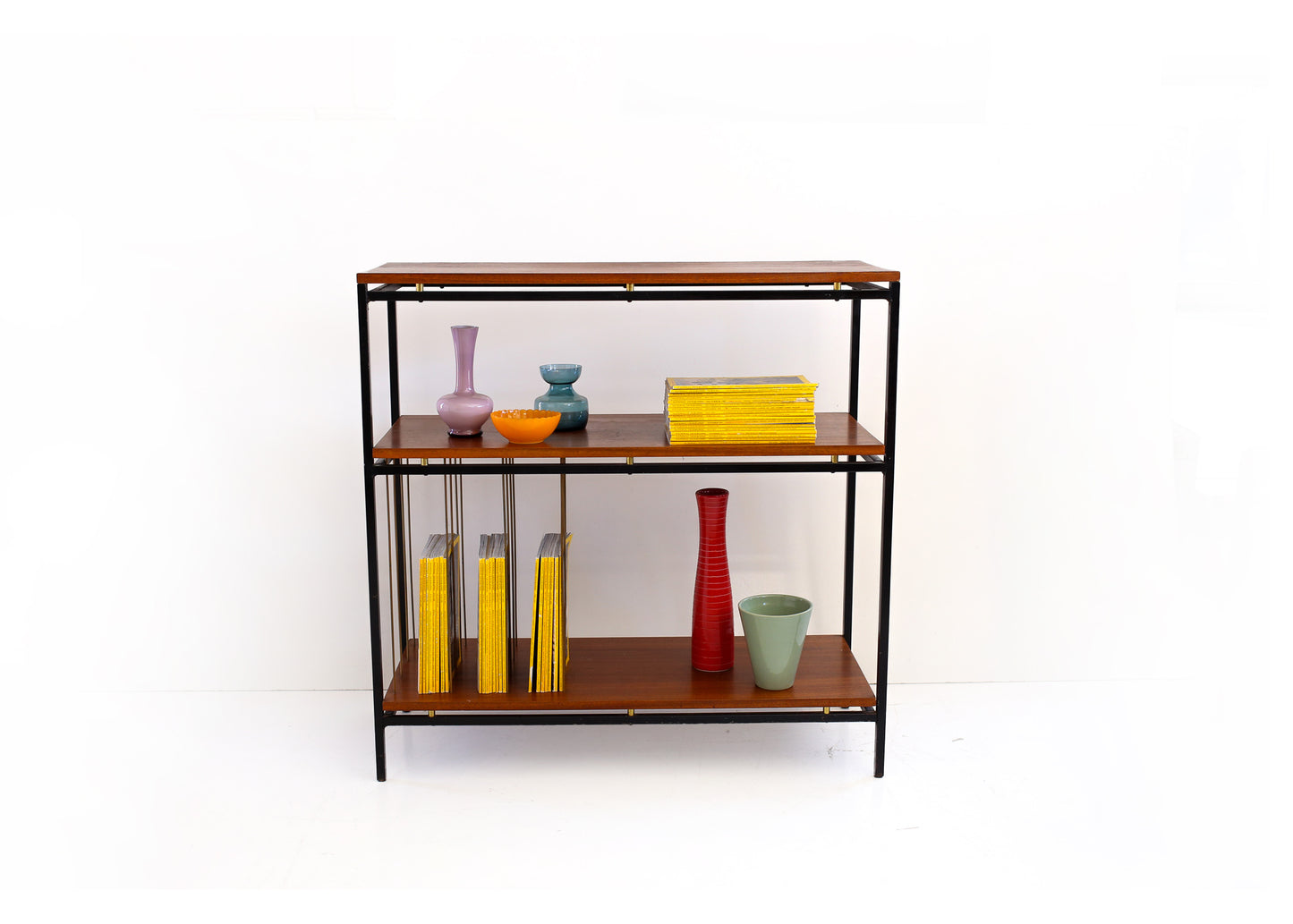 Mid-century Modern Record and Hi-Fi Shelf