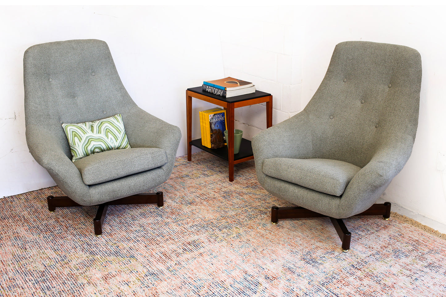 Leather Top Occasional Table