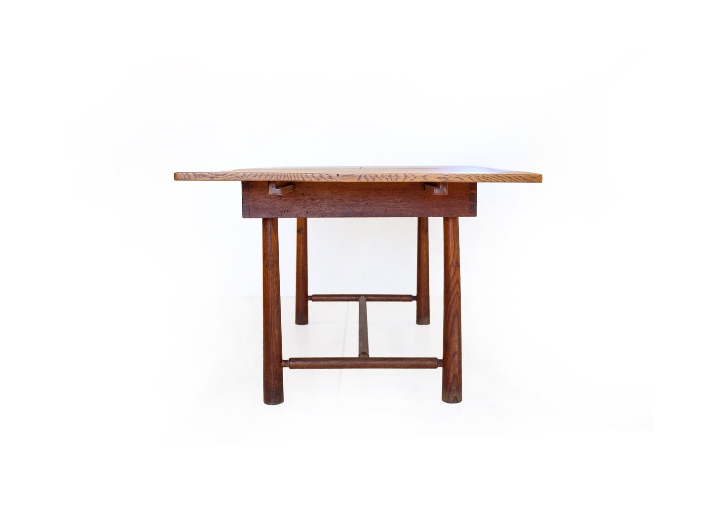 Antique French Draw Leaf Table