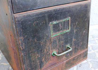 Industrial Style Filing Cabinet with a Safe