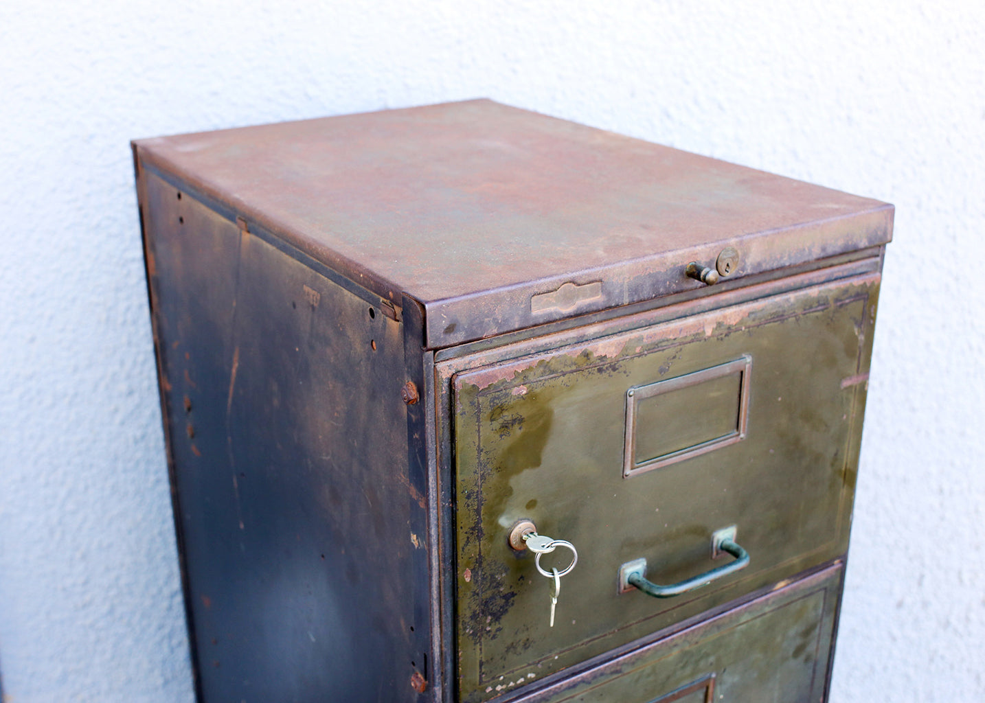 Industrial Style Filing Cabinet with a Safe