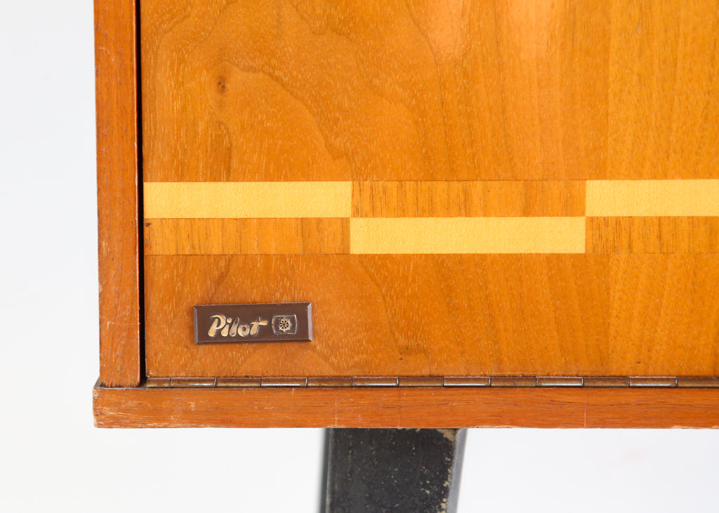 Retro Display Cabinet with Radiogram and Turntable