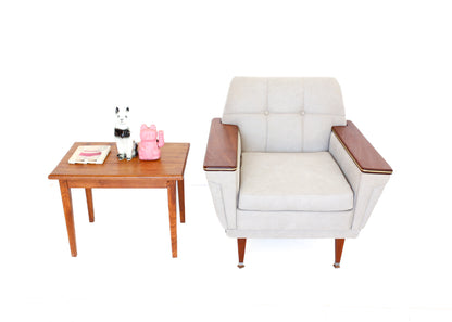 Large Solid Wood Side Table