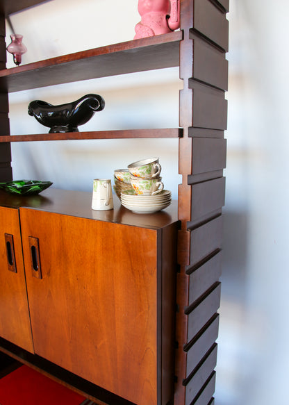 Large Mid-century Modular Wall Unit