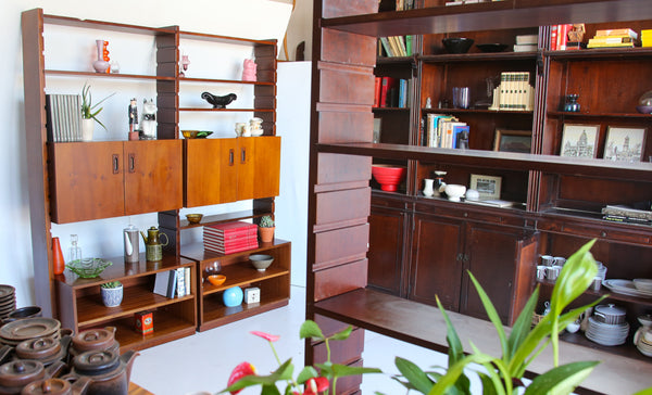 Large Mid-century Modular Wall Unit