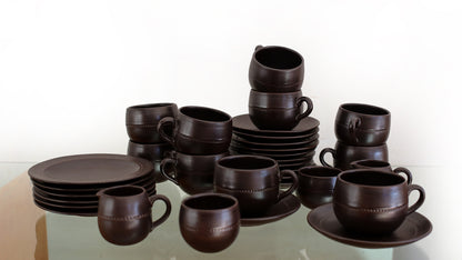 Part Höganäs Keramik Tea Set - Sweden