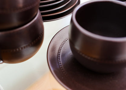 Part Höganäs Keramik Tea Set - Sweden