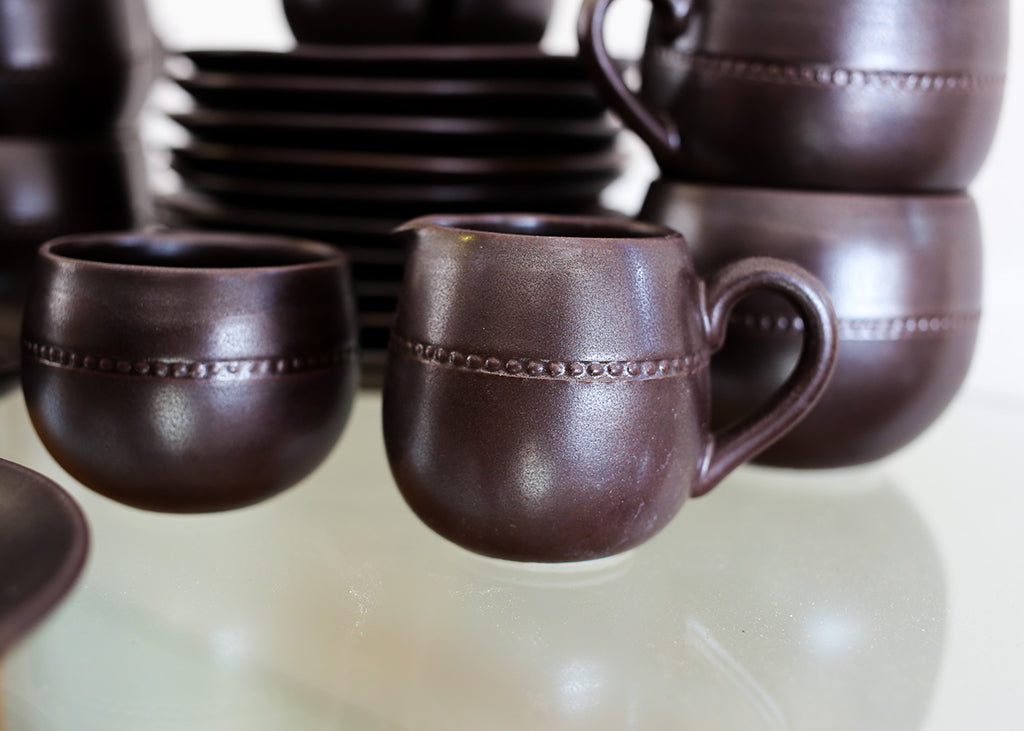 Part Höganäs Keramik Tea Set - Sweden