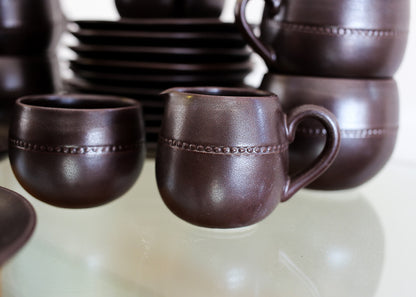 Part Höganäs Keramik Tea Set - Sweden