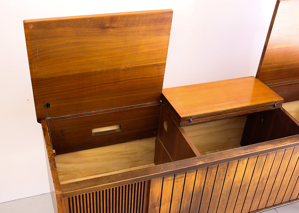 Mid-century Pilot Radio Cabinet