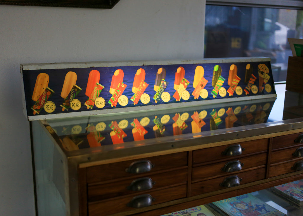 Vintage Ice Cream Advertisement Light Box